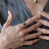 No. 84 OOAK Ring - Sapphire and Spinel in 14K Gold