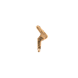 Lightning Stud Earring - Gold