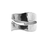 TWO RIVERS Wide Band Ring - Sterling Silver