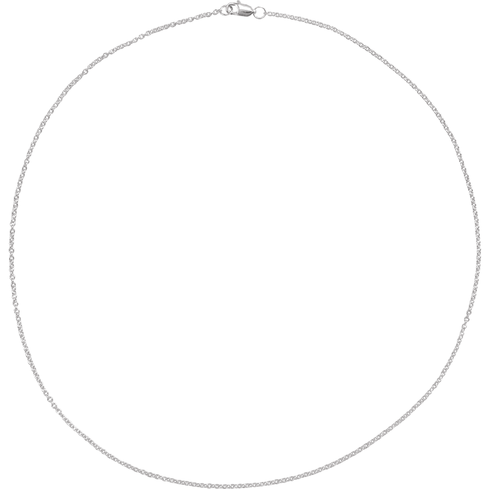 dainty sterling silver cable chain