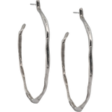 BENNI XL hoops - Sterling Silver
