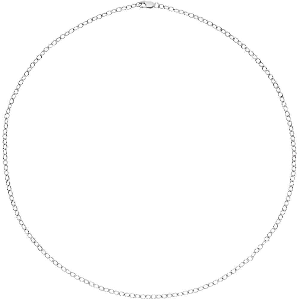 oval link chain necklace