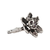 RORA Flower Signet Ring No.03 - Sterling Silver + Sapphires