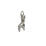 WORKSHOP No. 11  Pendant - Hare -  Sterling Silver, Sapphire, Ruby, Diamond