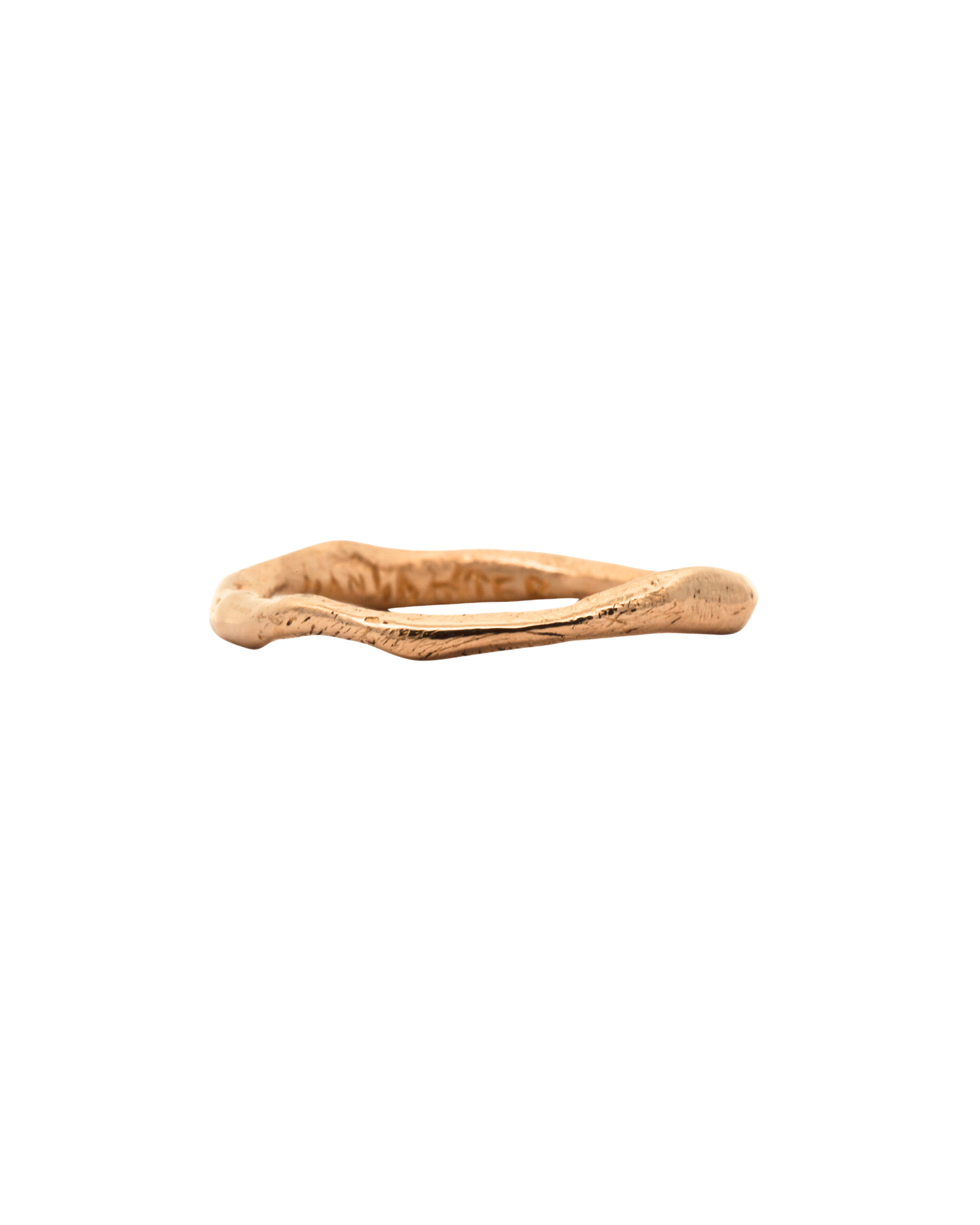 Artisan-Crafted EINAR Ring in Recycled Platinum