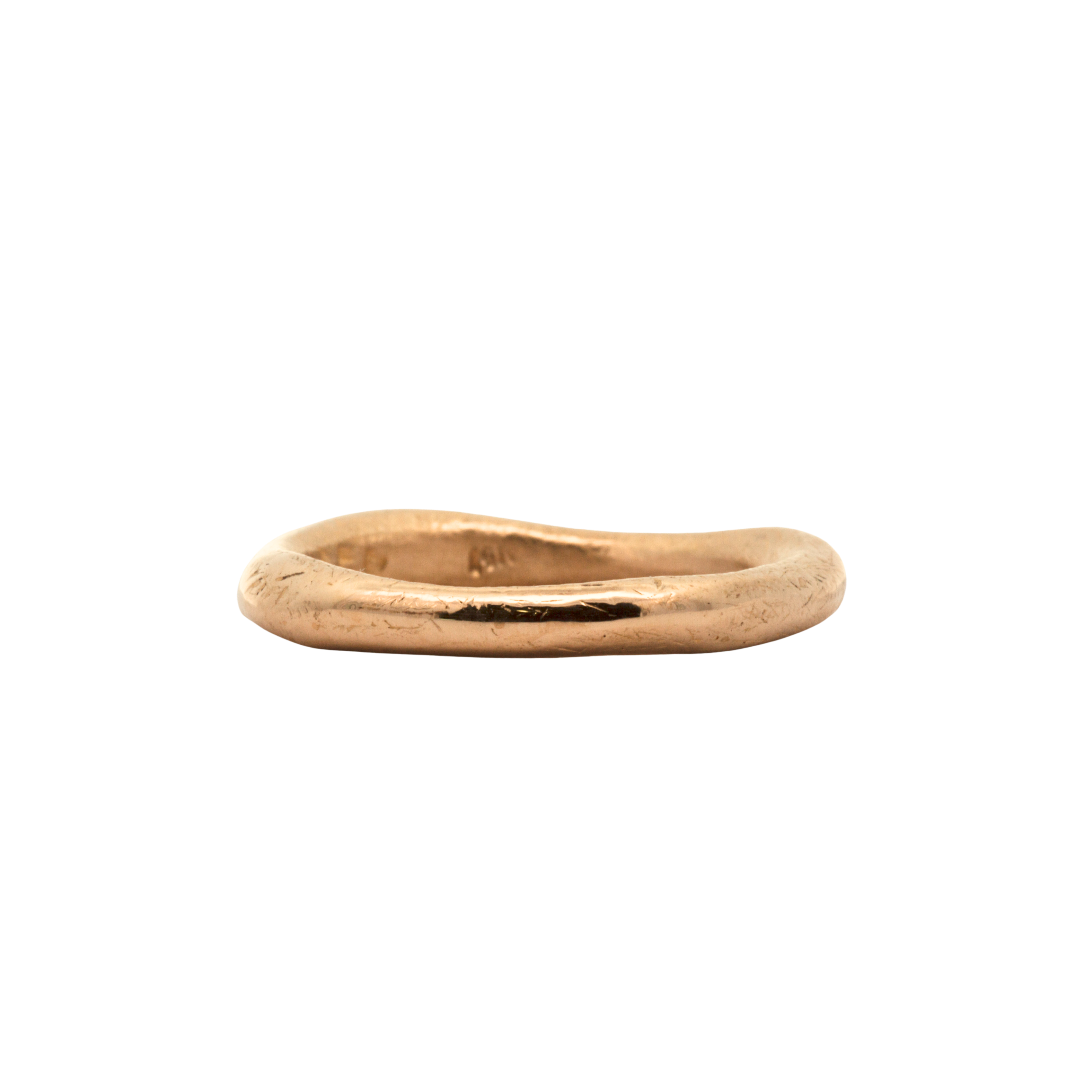 Artisan-Crafted MADRONE Ring in Recycled Platinum