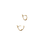 Crooked Fern Mini Hoop Earrings