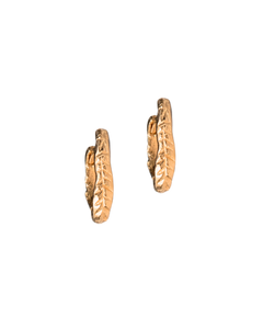 Crooked Fern Mini Hoop Earrings in 14K Yellow Fairmined Gold