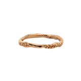 Crooked Fern Stacking Ring in Fairmined Gold