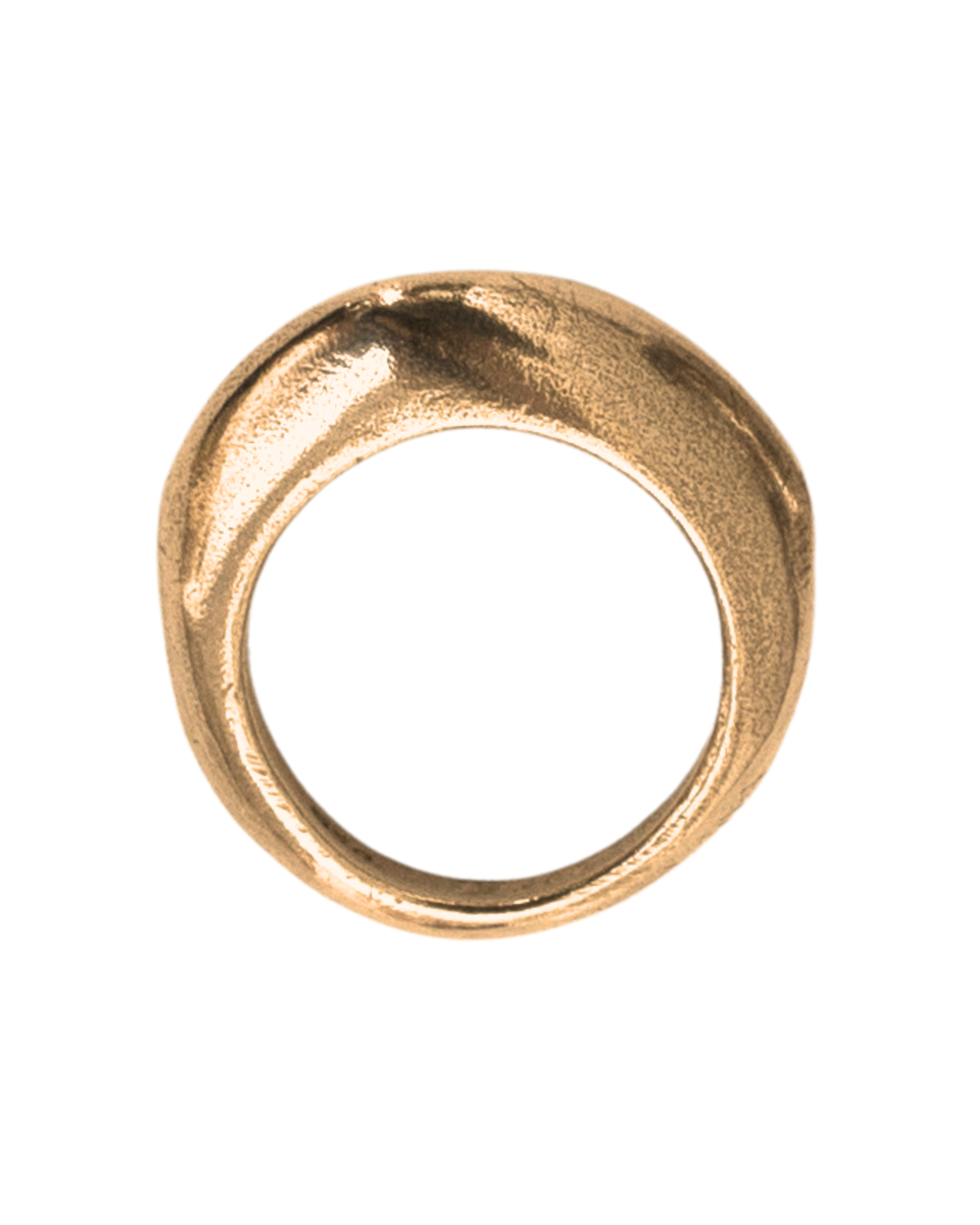 Detail of Billowy Shape on GLENR Round Dome Ring