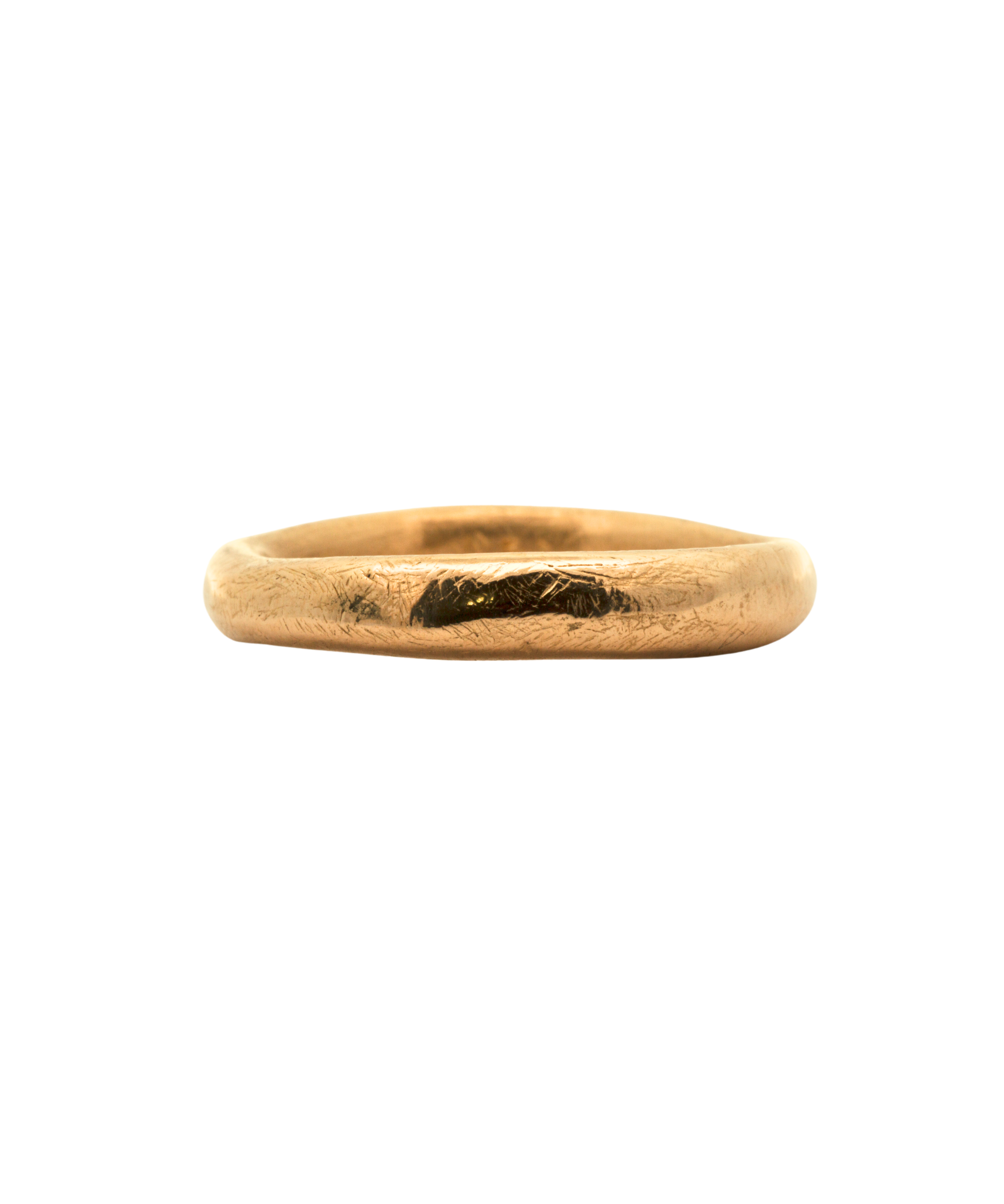 Detail of Scuffed Texture on MADRONE Heavy Ring