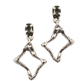 Estelle Earrings - Silver + Opal