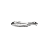 Fern Leaf Motif on EINAR Stacking Ring - Silver
