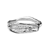 Silver - FRIKA Wide Stacker Ring