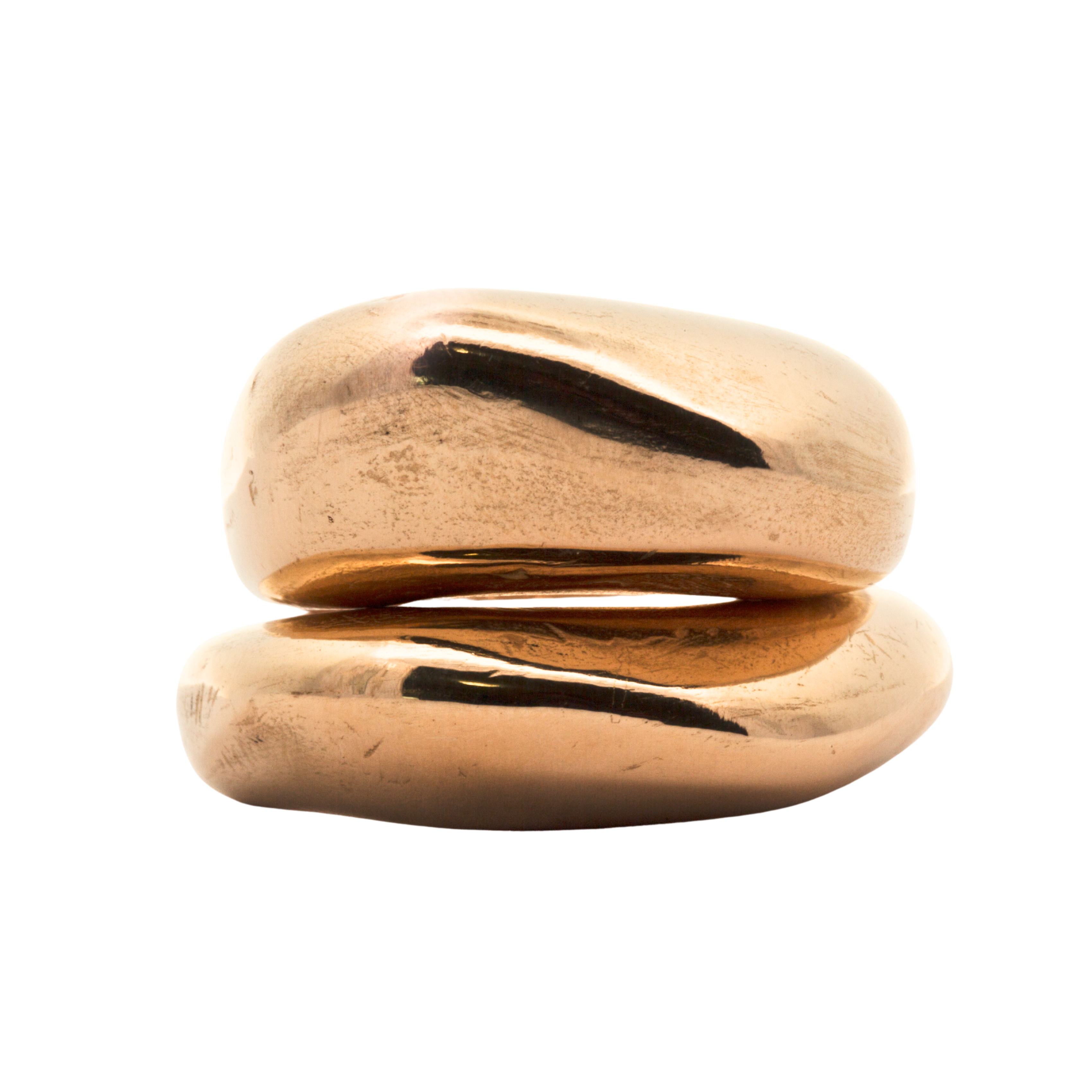 GLENR Dome Ring Stack in 14K Yellow Fairmined Gold

