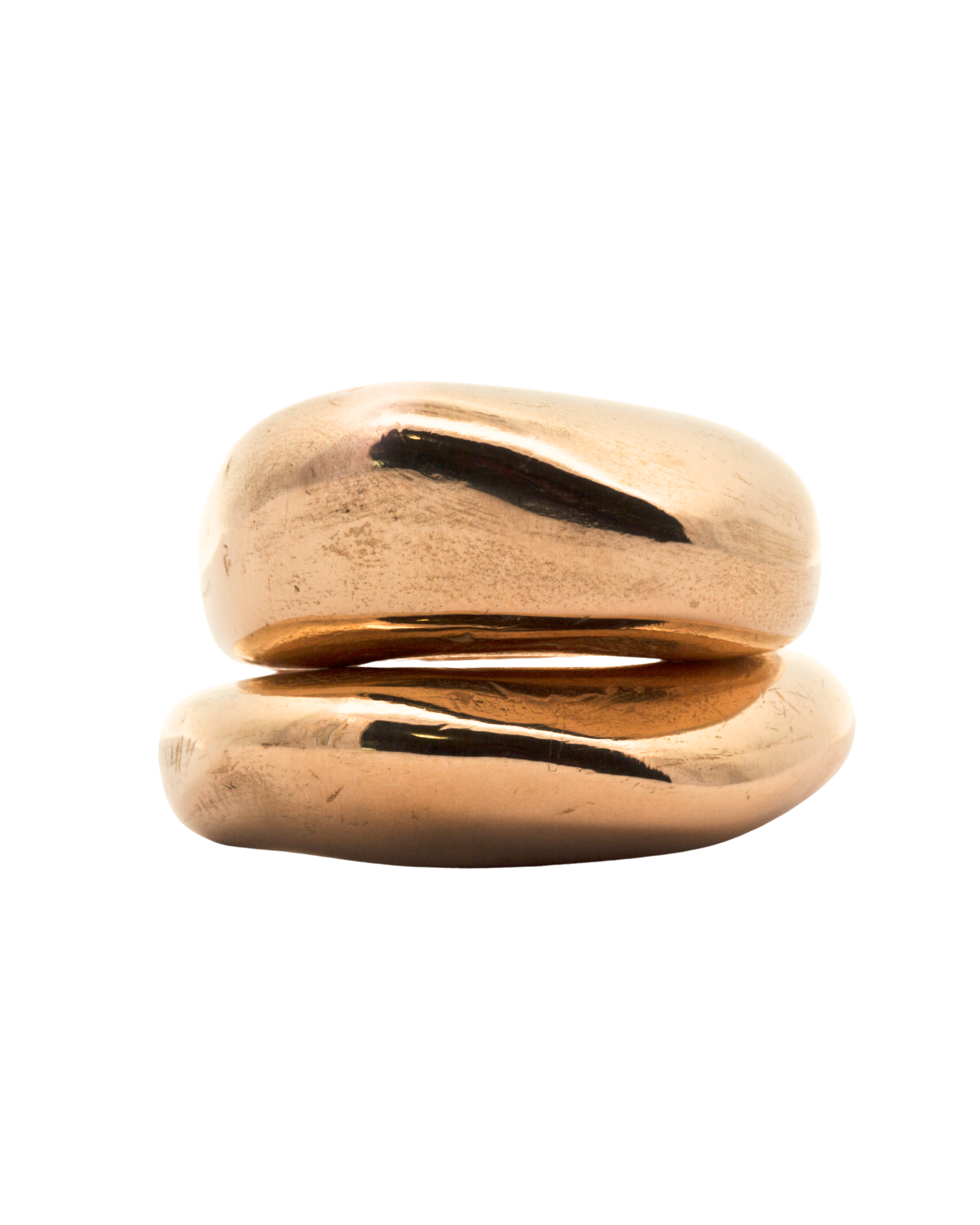 GLENR Dome Ring Stack in 14K Yellow Fairmined Gold

