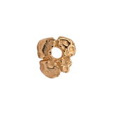 HIBI Single Hoop Charm in 14K Yellow Fairmined Gold