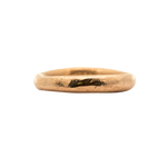 Hand-Carved MADRONE Heavy Ring Showcasing Undulating Form