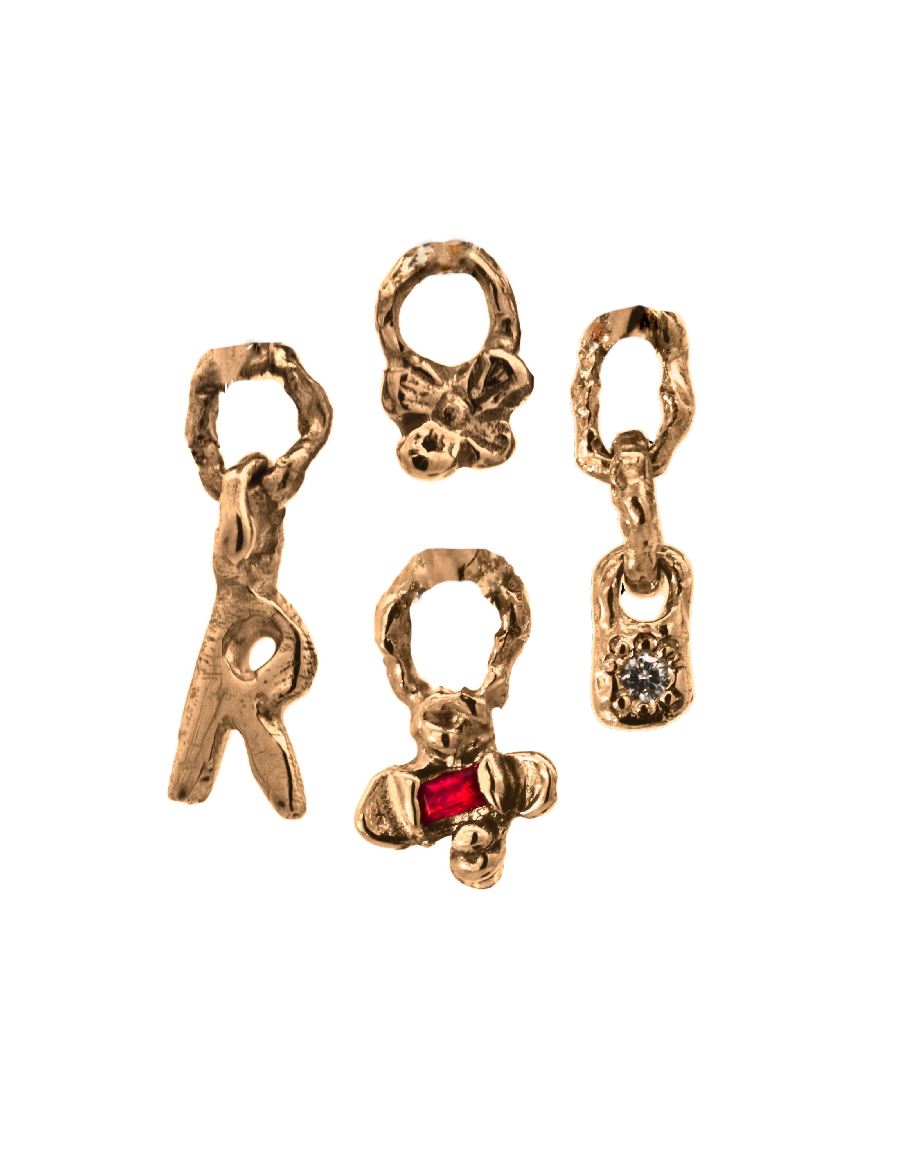 IDUN Charm Displayed on Tilda Hoop Earring