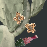 IDUN Gem Flower Earrings with Elegant Style