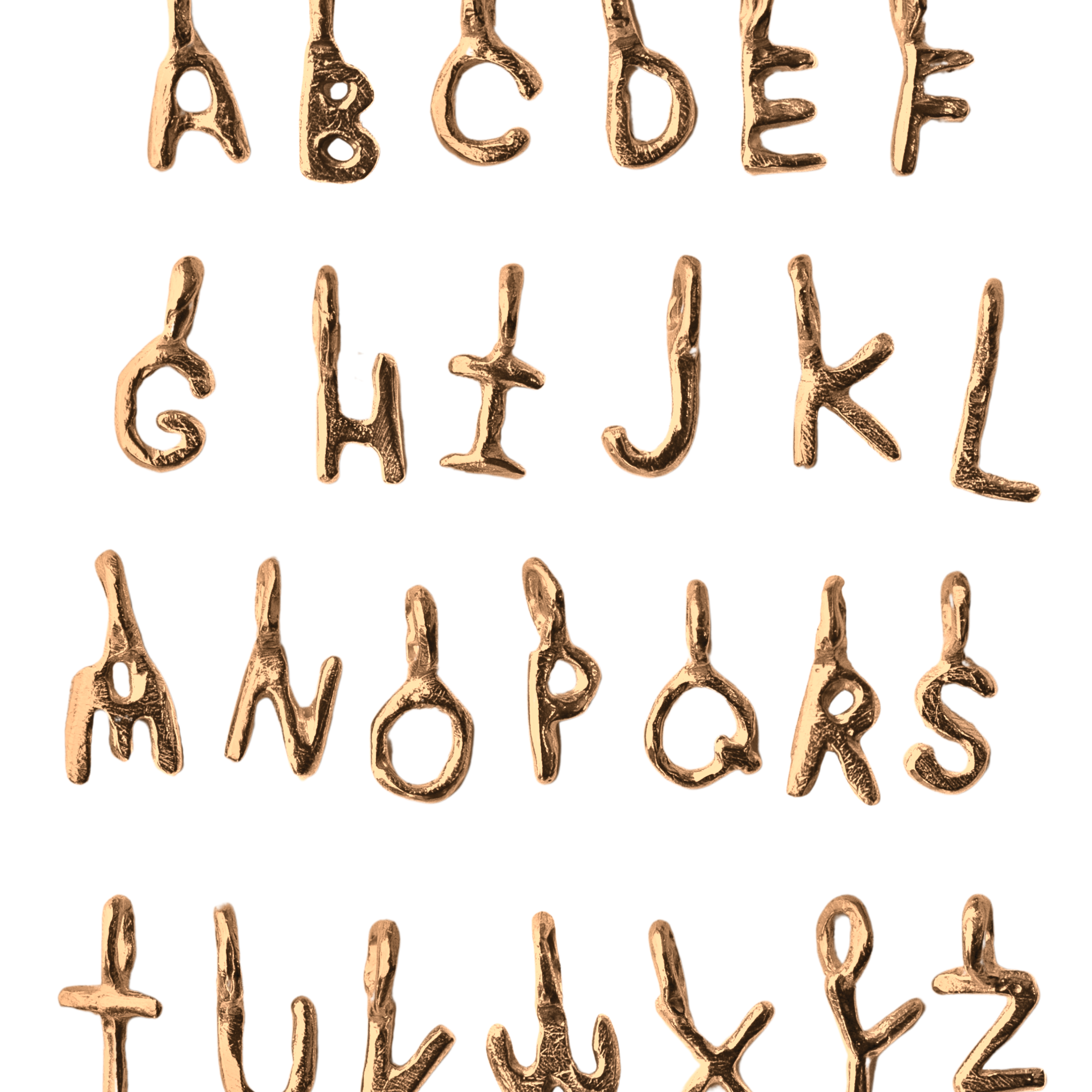 LETTER Charm in 14K Yellow Fairmined Gold