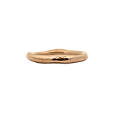 MADRONE Stacker Ring 3–4 Gauge in Fairmined Gold with Scuffed Texture

