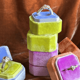 Ring Box - Peridot / Sapphire