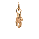 Mini Holding Charm in Fairmined Gold with Open-Palm Design