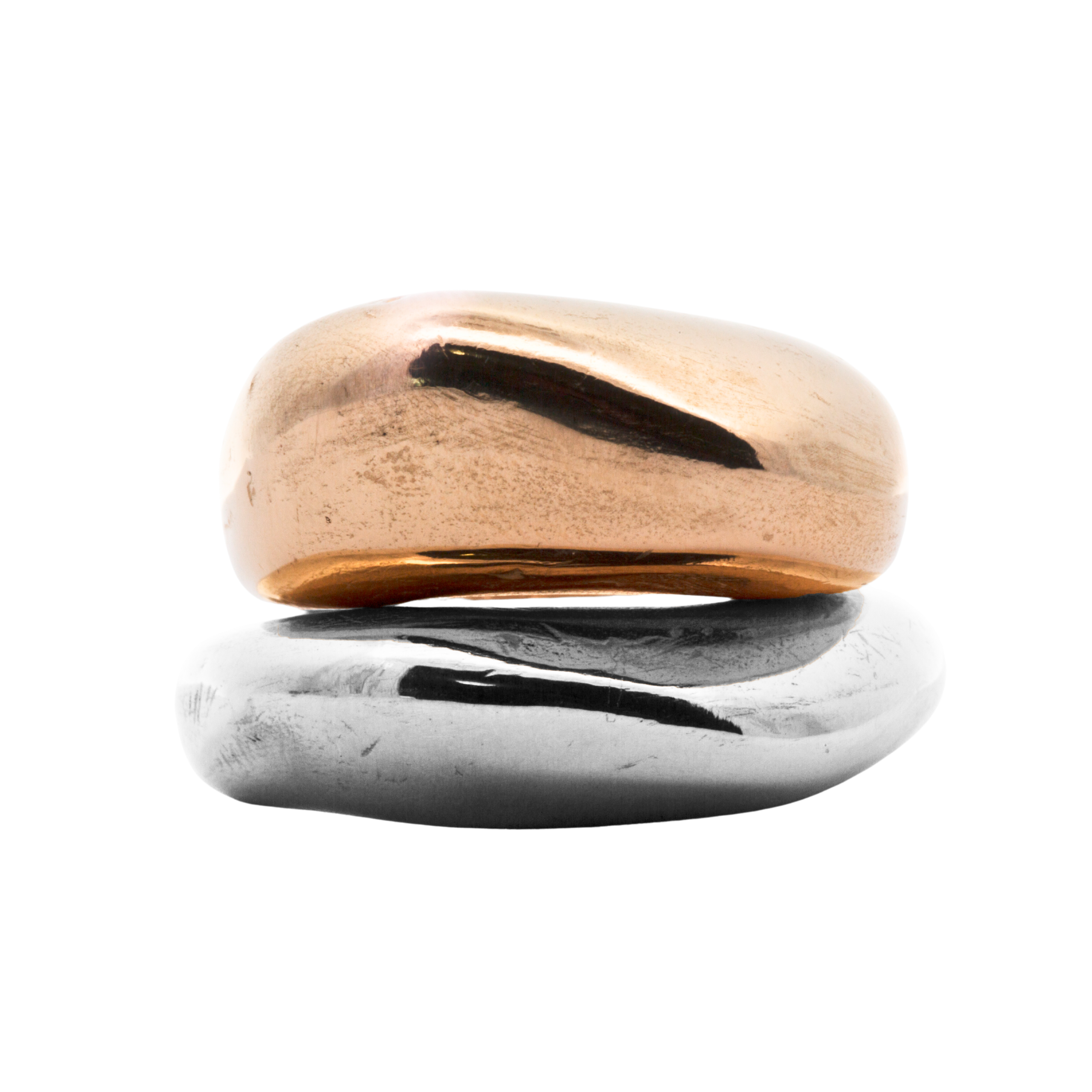 Mixed GLENR Dome Ring Stack