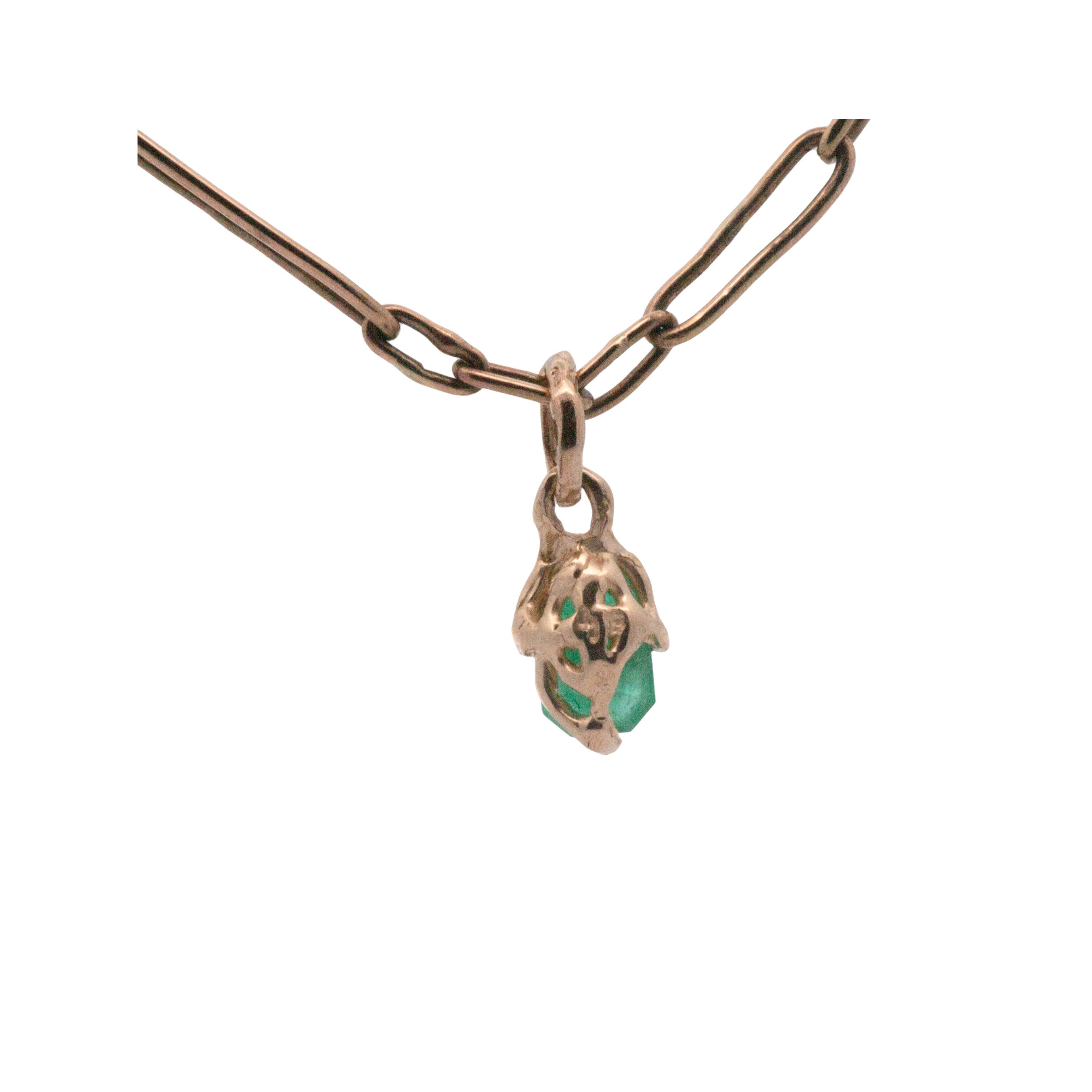 OOAK No. 68 PEEKABOO Emerald Charm