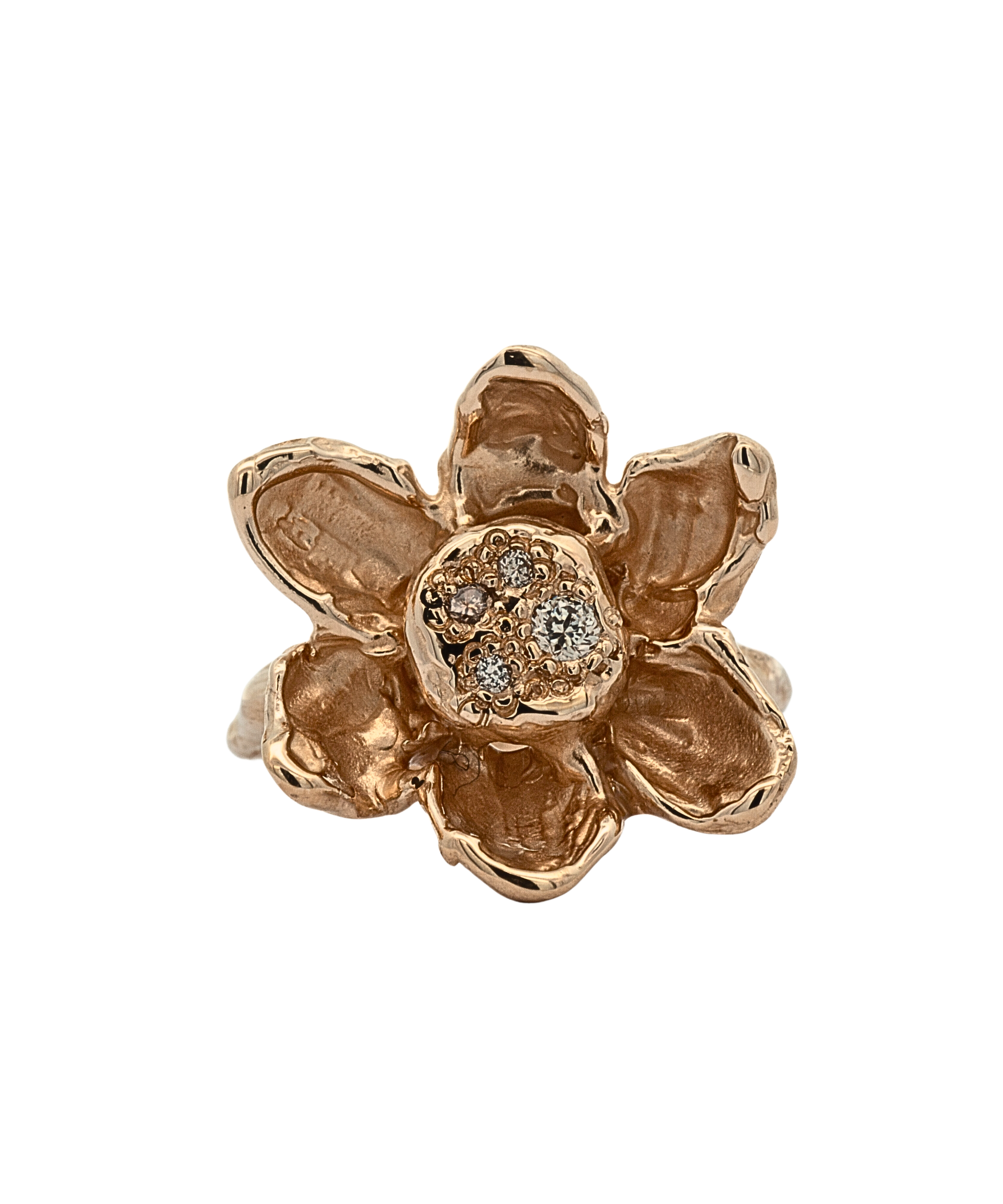 RORA Giant Flower Signet Ring by Siri Hansdotter