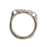 SEB Pinky Ring No.012644 - Sterling Silver + Diamond, Ruby, Sapphire