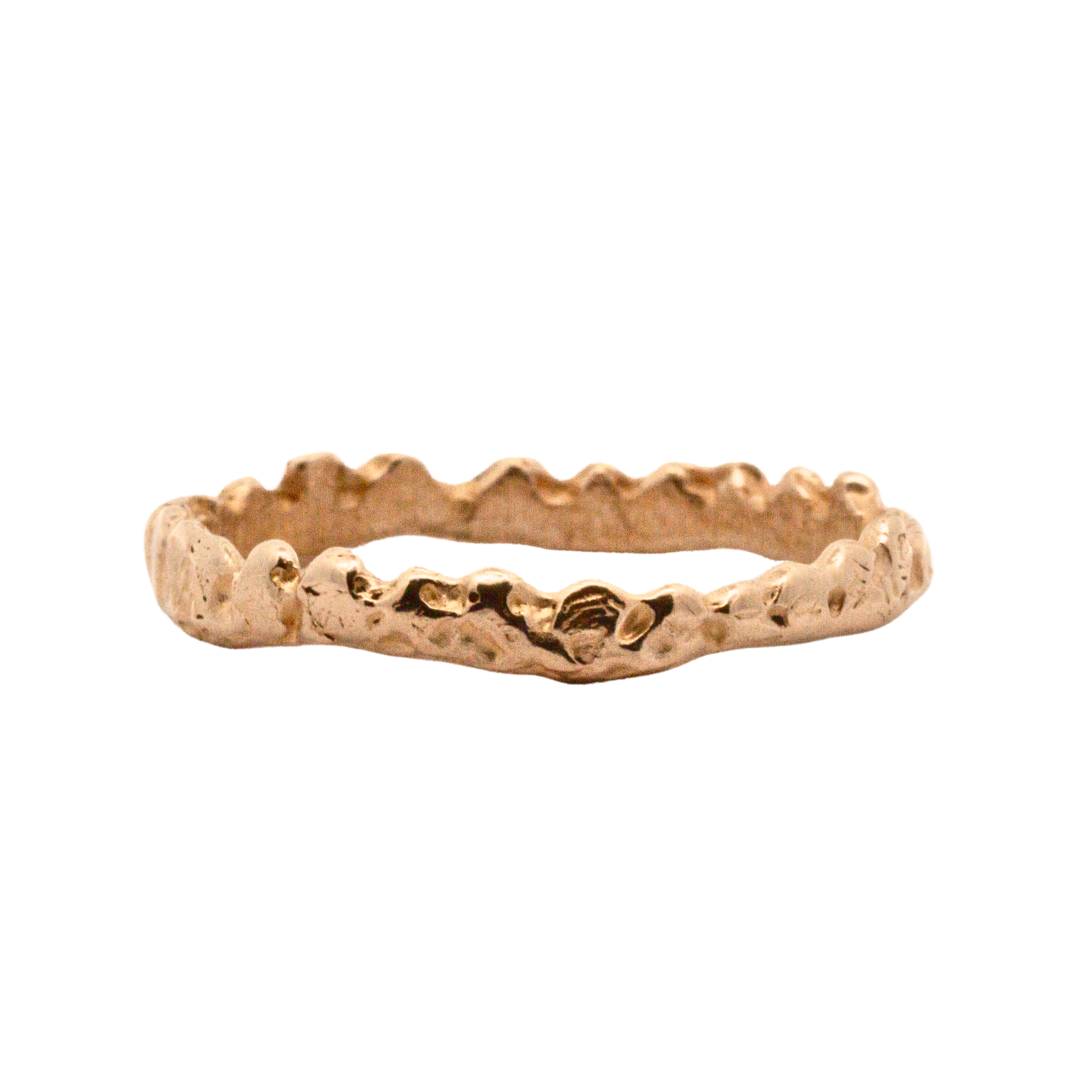 SIGGE Petite Crown Stacker Ring with Minimalist Style