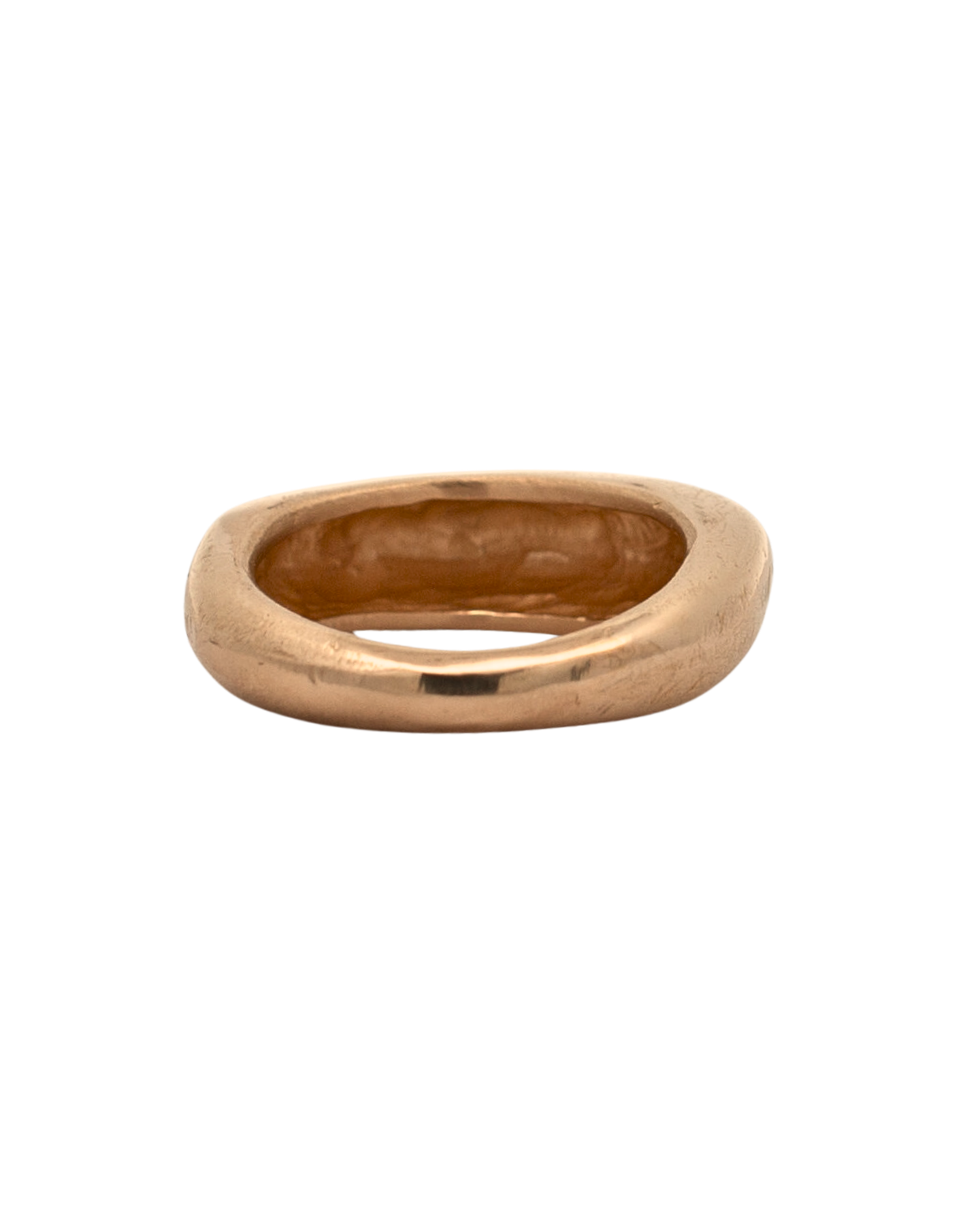 Side View of GLENR Round Dome Ring Highlighting Hollowed Interior