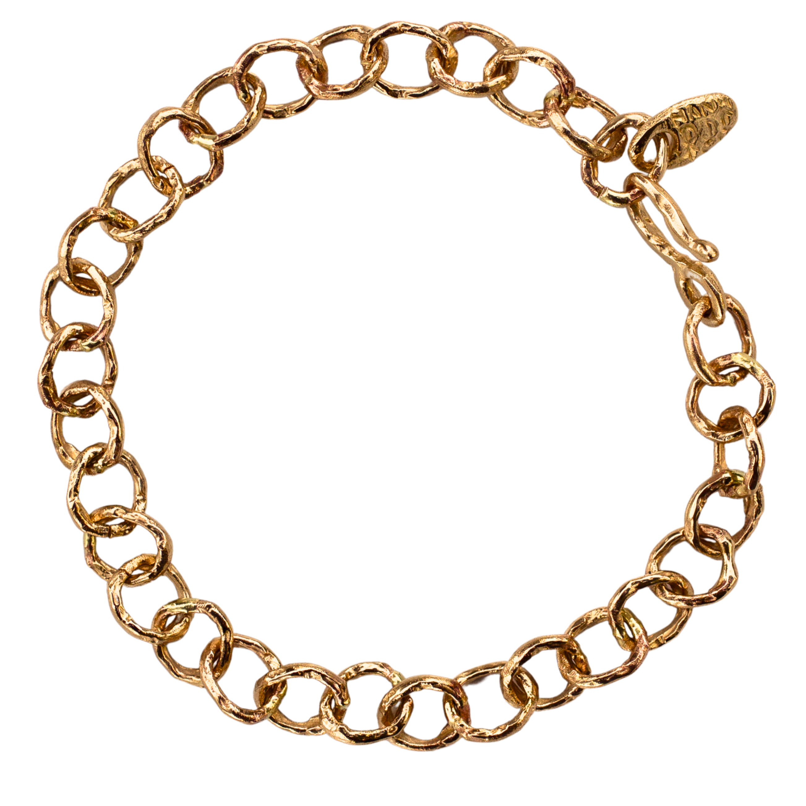 XOIE Link Bracelet in 14K Yellow Fairmined Gold

