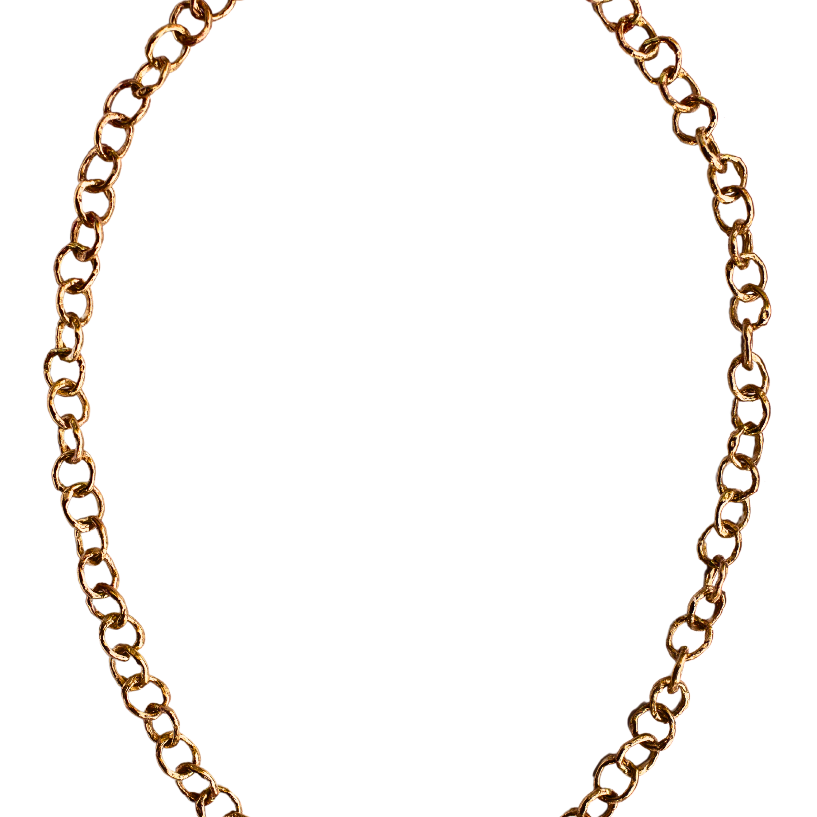 XOIE Link Necklace in 14K Yellow Fairmined Gold