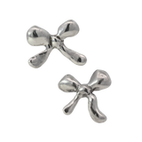 BIG BOWS Stud Earrings - Sterling Silver