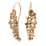 BIG FERN Earrings - 4K Gold