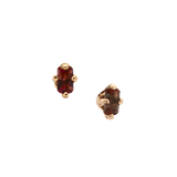 BIRGITTE Stud earring - 14K Gold + Pink Tourmaline