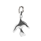 DOVE Hoop Charm - Silver