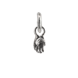 TINY PALM Hoop Charm - Sterling Silver