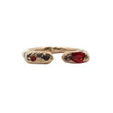 MOI ET TOI No. 062601 - 14K Gold + Sapphires, Ruby