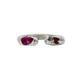 MOI ET TOI No. 032606 - Sterling Silver + Sapphires