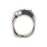 SEEBE Ring No.062604 - Sterling Silver + Sapphires