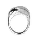 GLENR Square Dome Ring - Sterling Silver