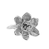 Silver - RORA Giant Flower Signet Ring