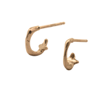 STAR Mini Hoops - 14K Gold