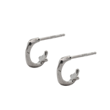 STAR Mini Hoops - Sterling Silver