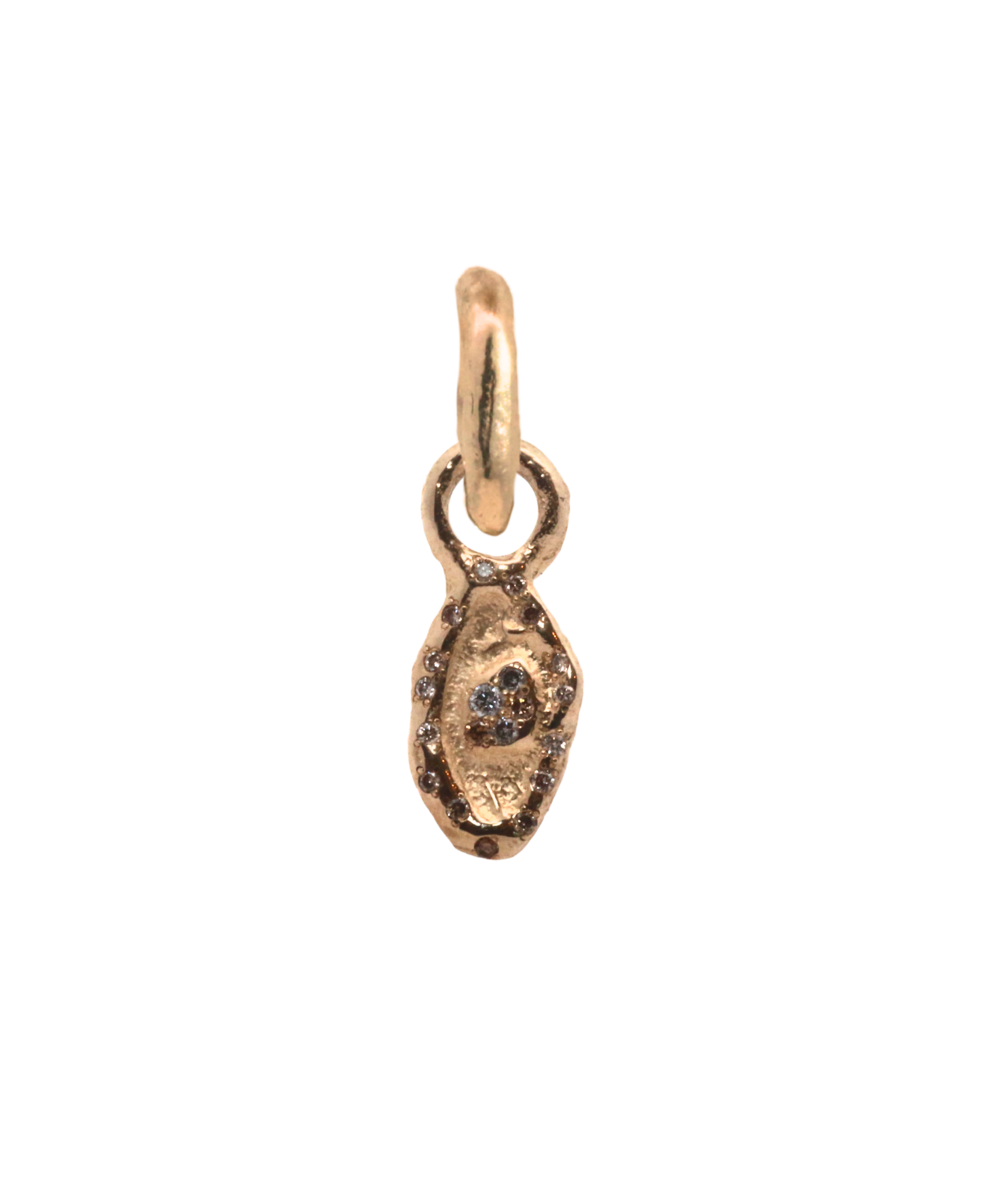 BIG EYE Charm - 14K Gold