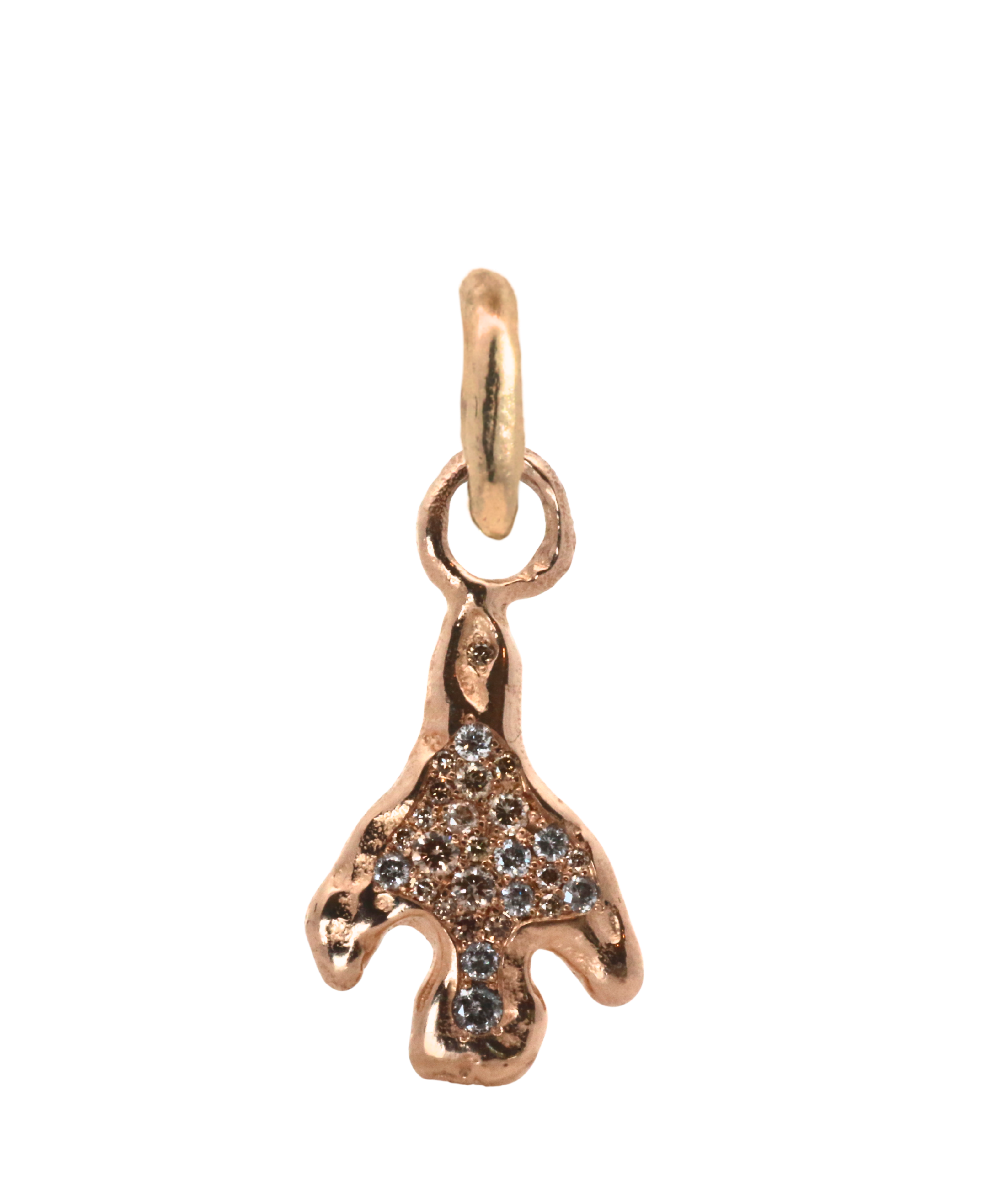 THE BIRD Charm -14K Gold